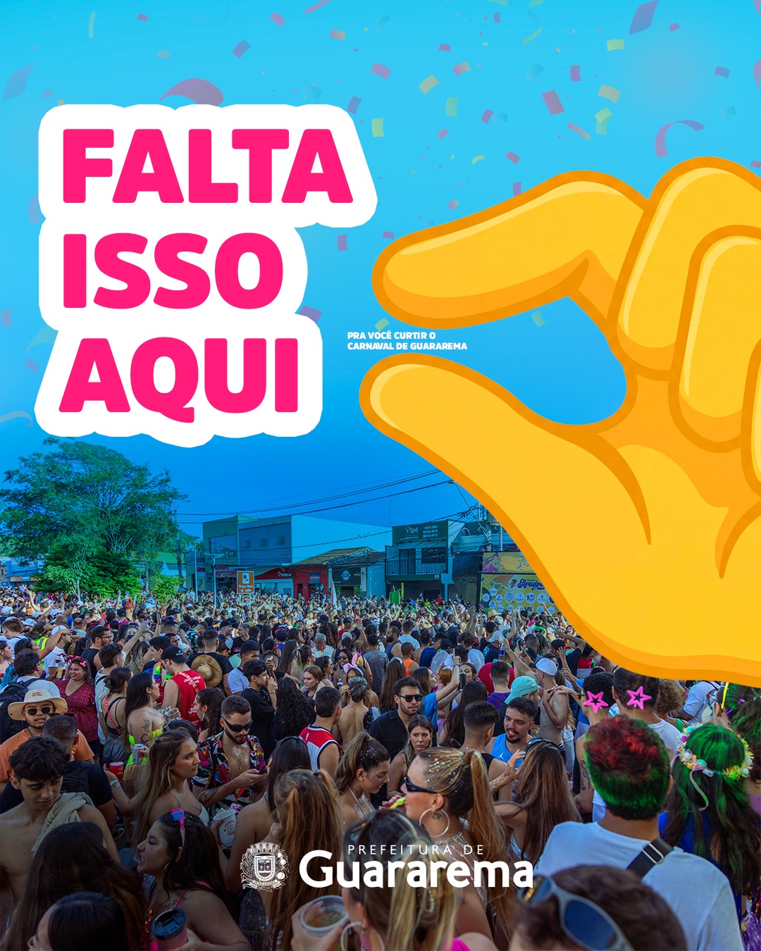 Postagem feita no Instagram da Prefeitura