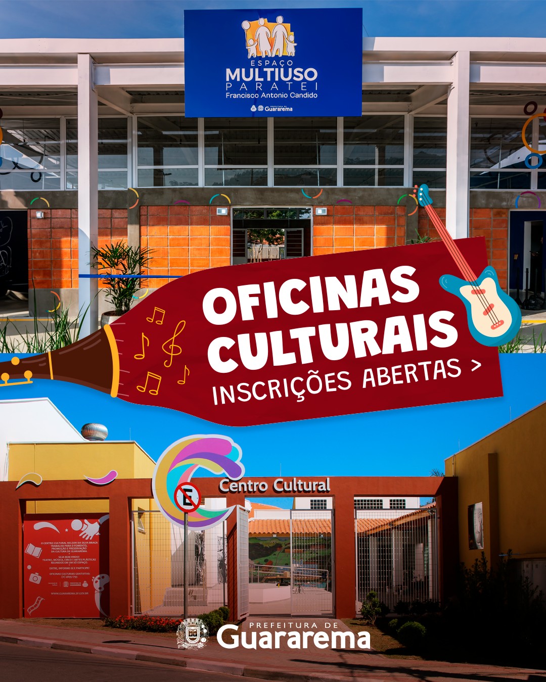 Postagem feita no Instagram da Prefeitura