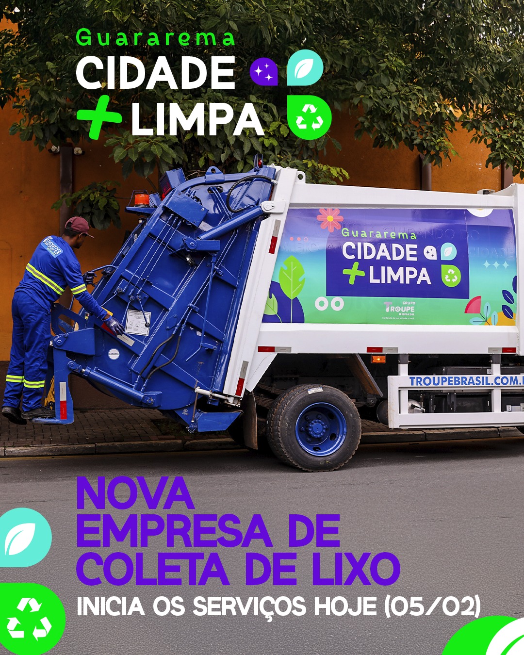 Postagem feita no Instagram da Prefeitura