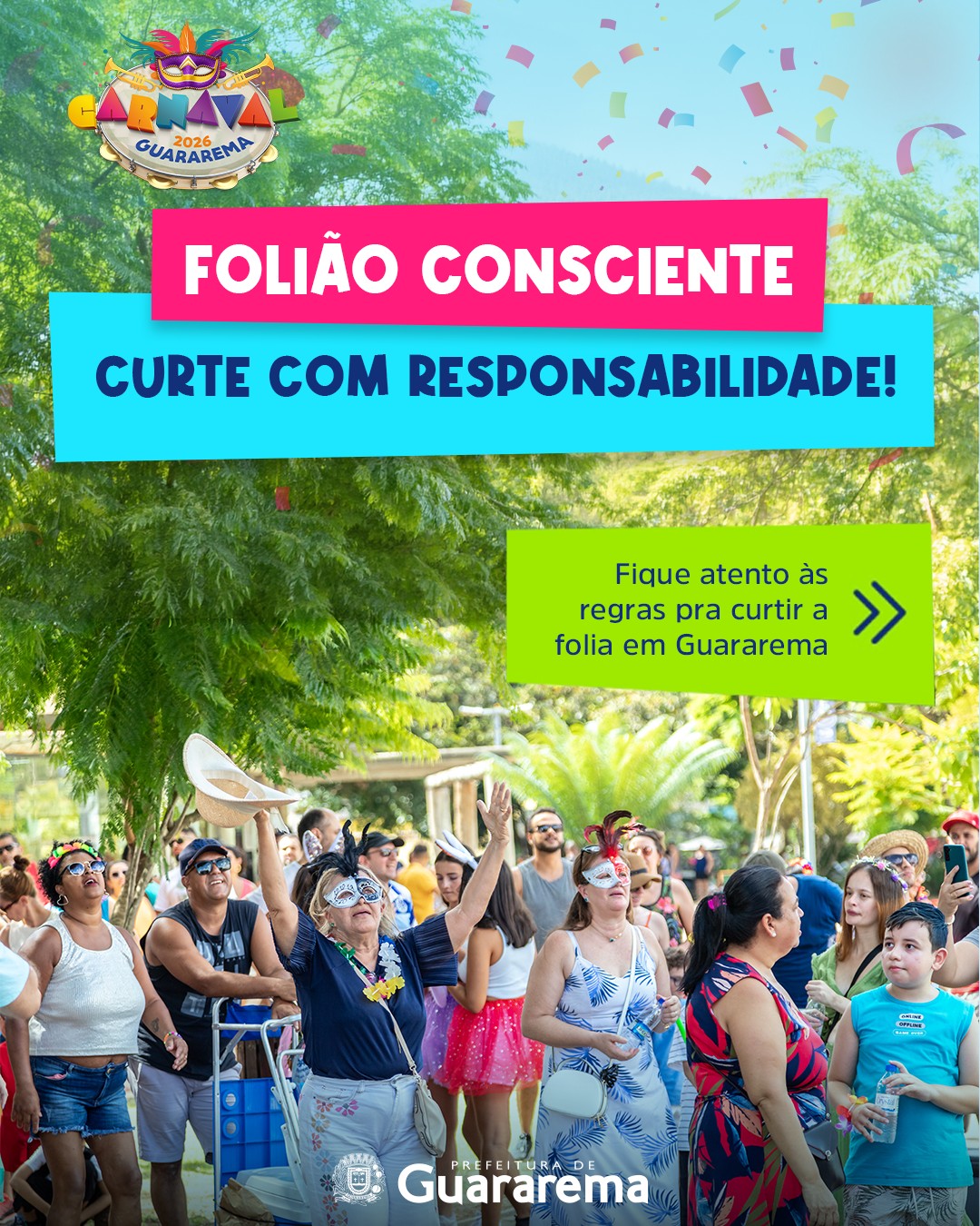 Postagem feita no Instagram da Prefeitura