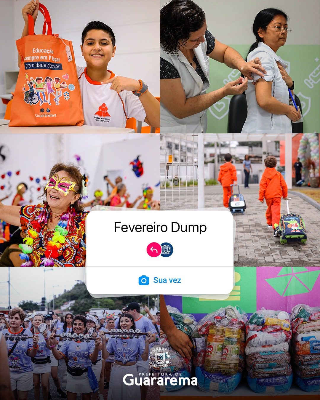 Postagem feita no Instagram da Prefeitura