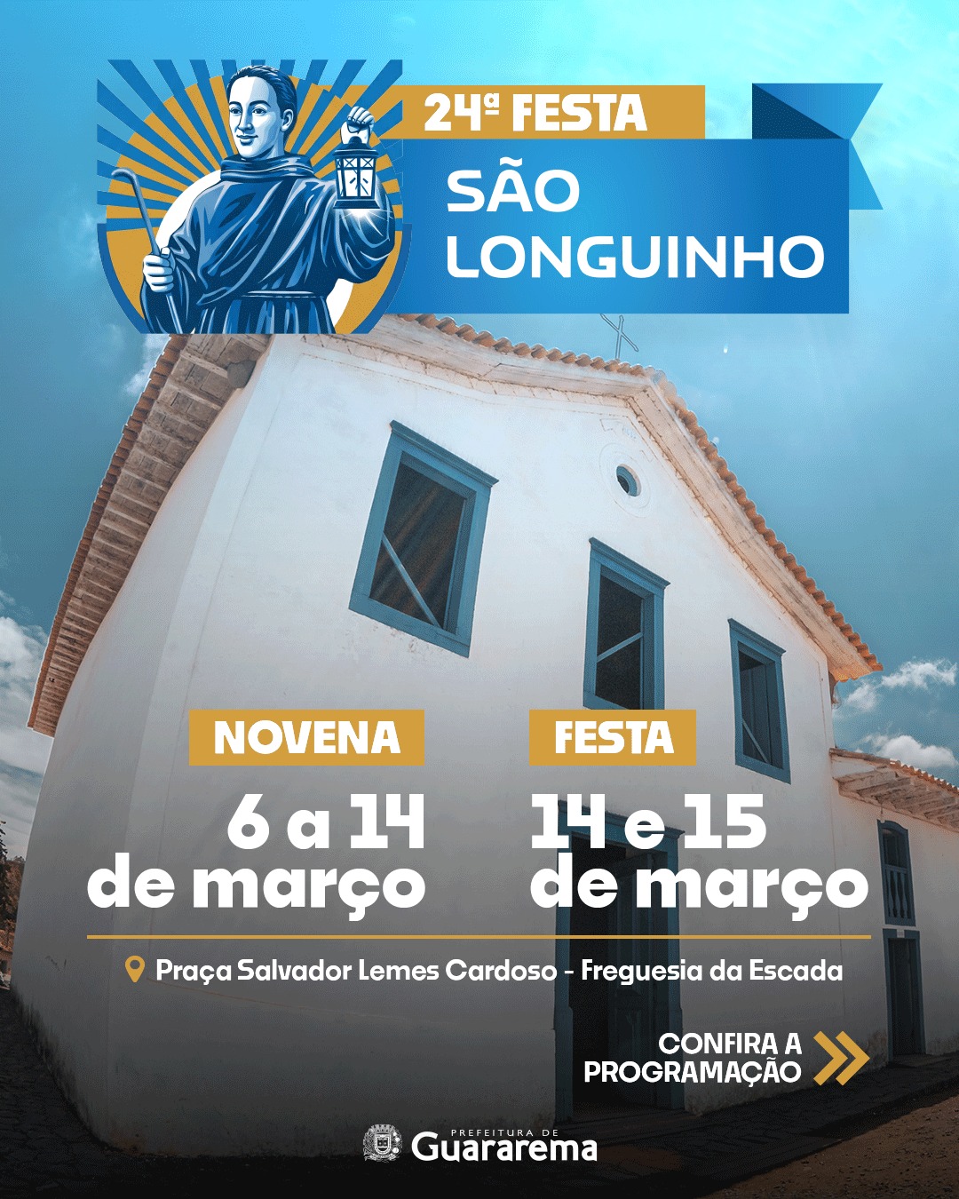 Postagem feita no Instagram da Prefeitura