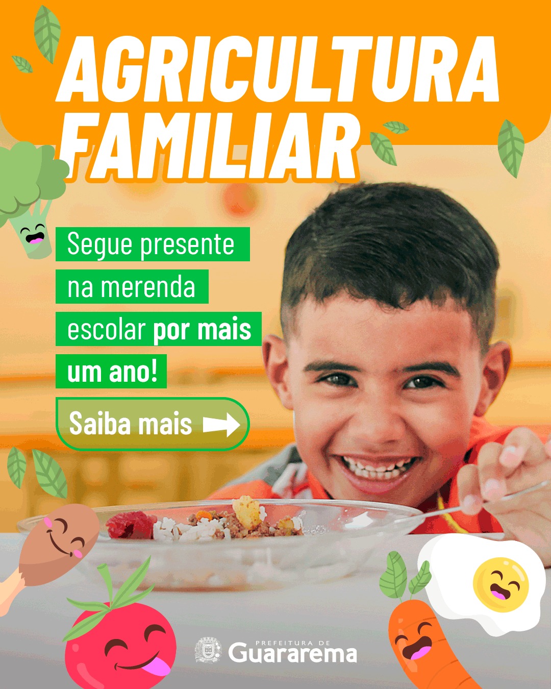 Postagem feita no Instagram da Prefeitura