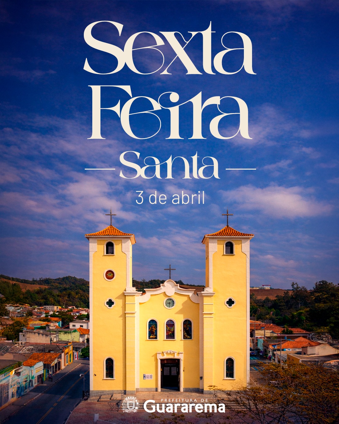 Postagem feita no Instagram da Prefeitura