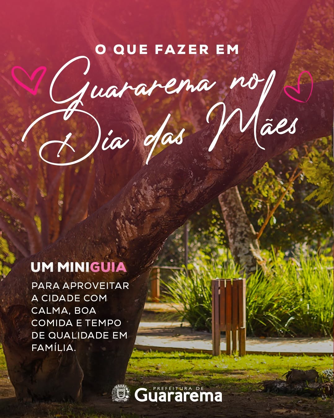 Postagem feita no Instagram da Prefeitura