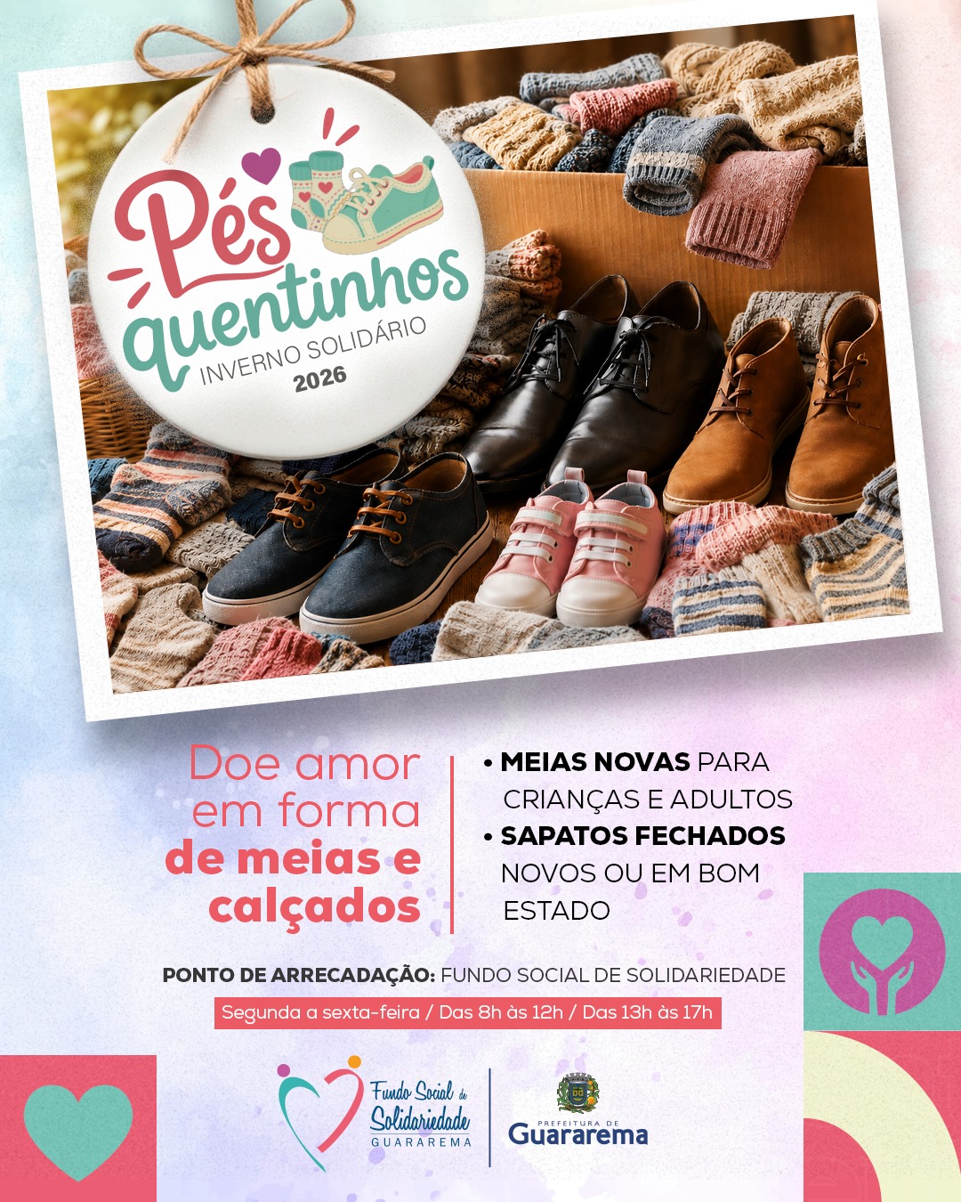 Postagem feita no Instagram da Prefeitura