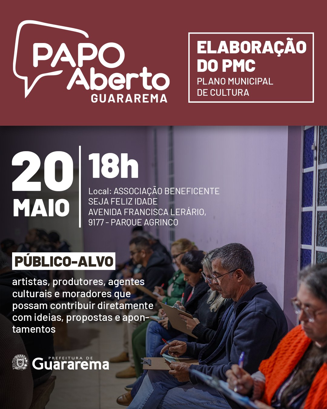 Postagem feita no Instagram da Prefeitura