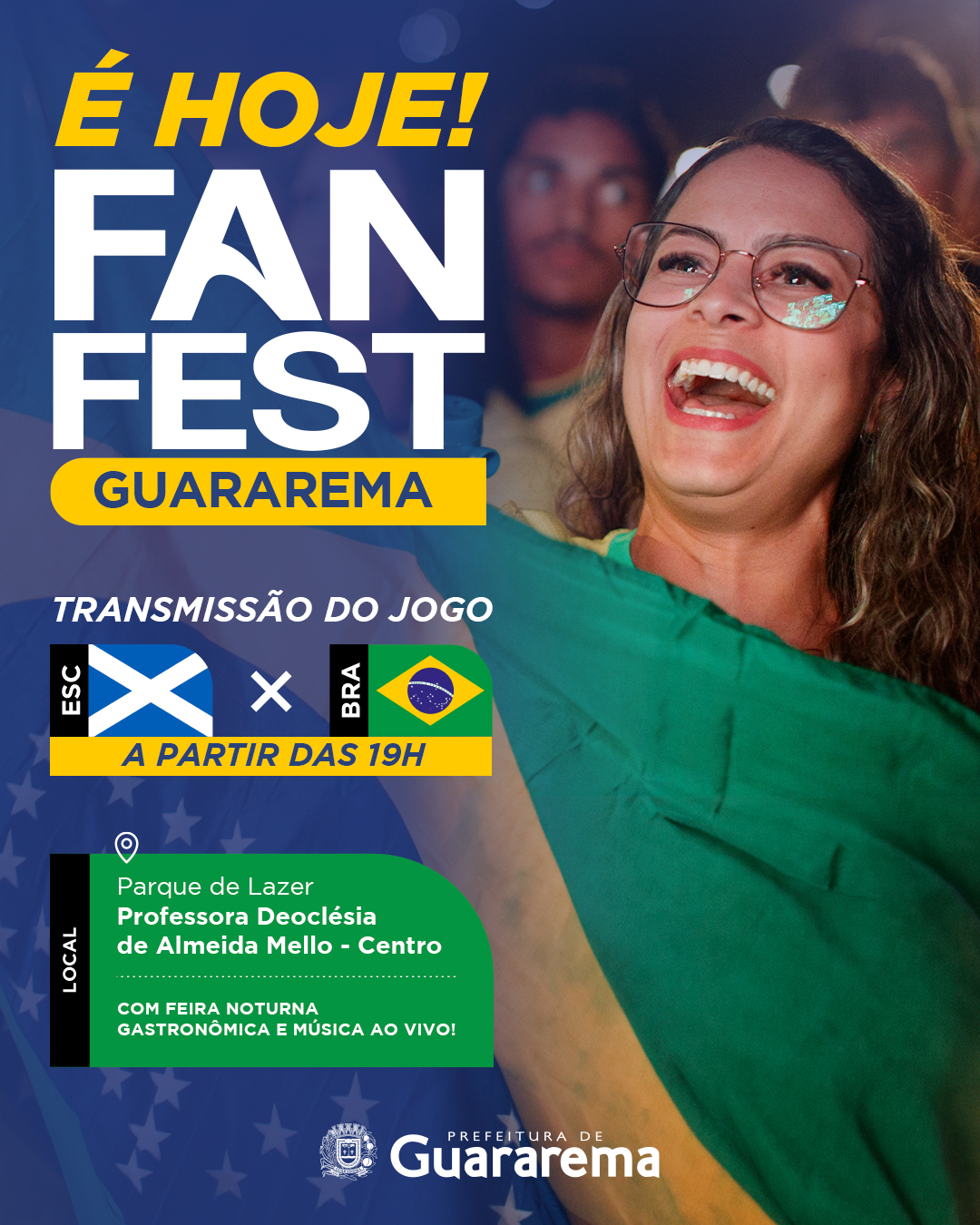 Postagem feita no Instagram da Prefeitura