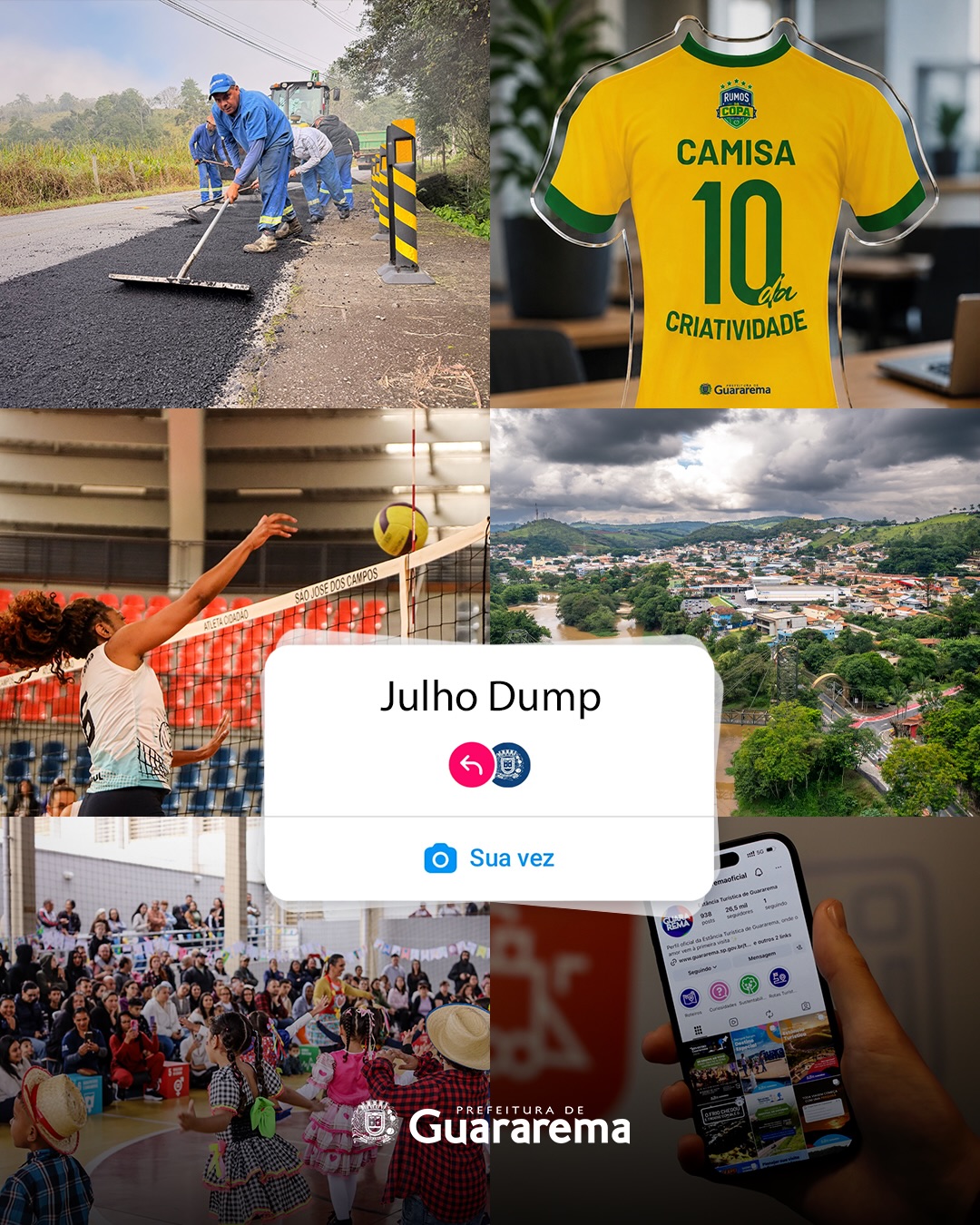 Postagem feita no Instagram da Prefeitura