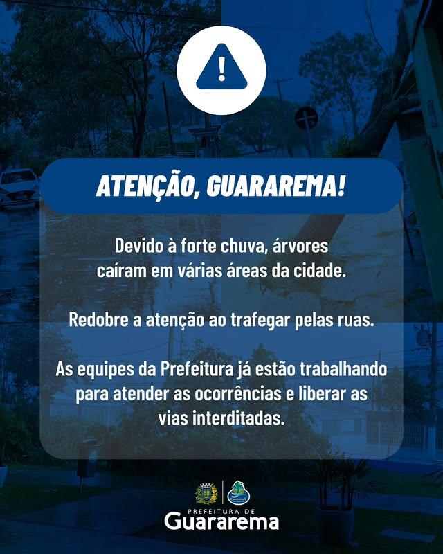 Postagem feita no Instagram da Prefeitura