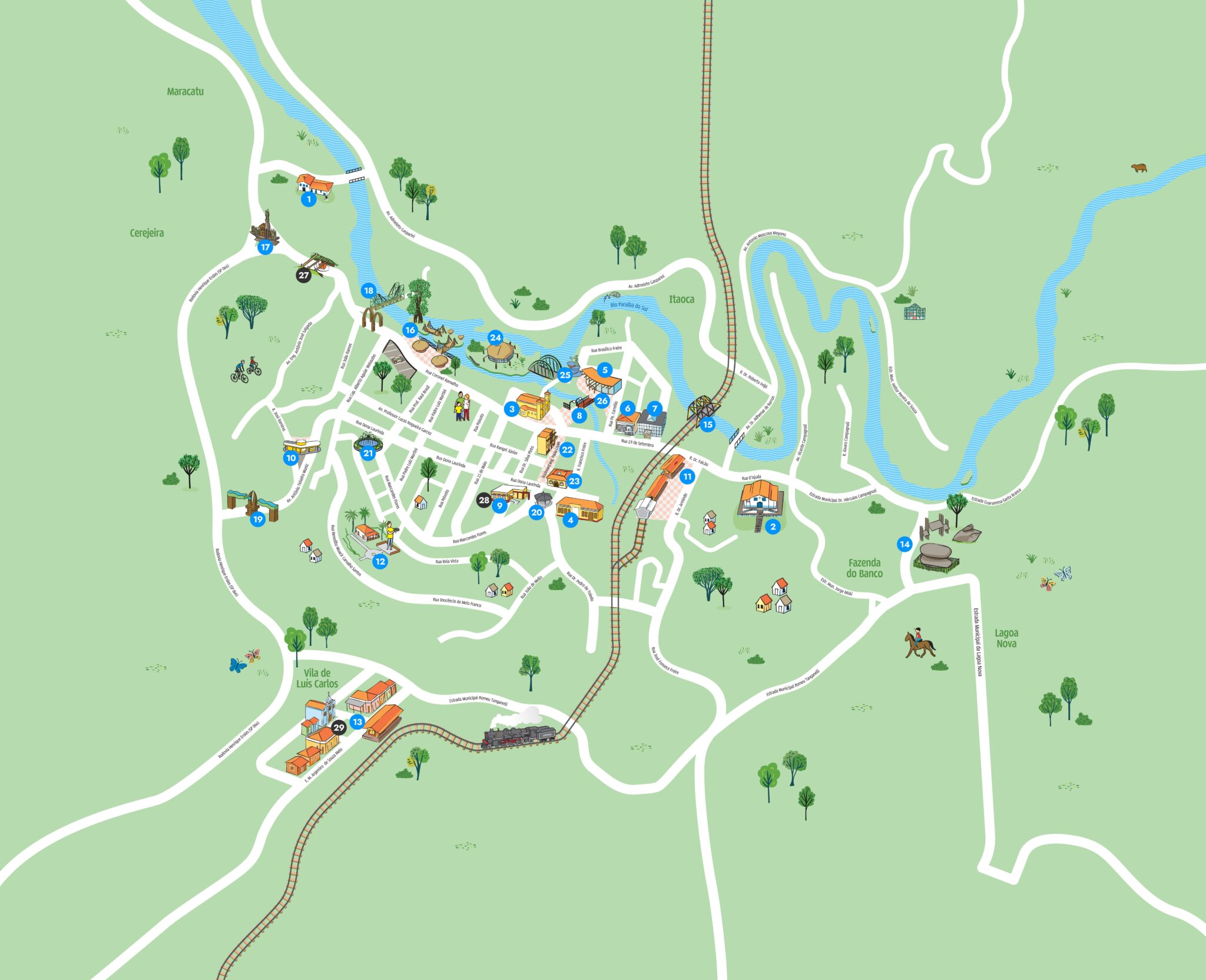 Mapa 360º Guararema