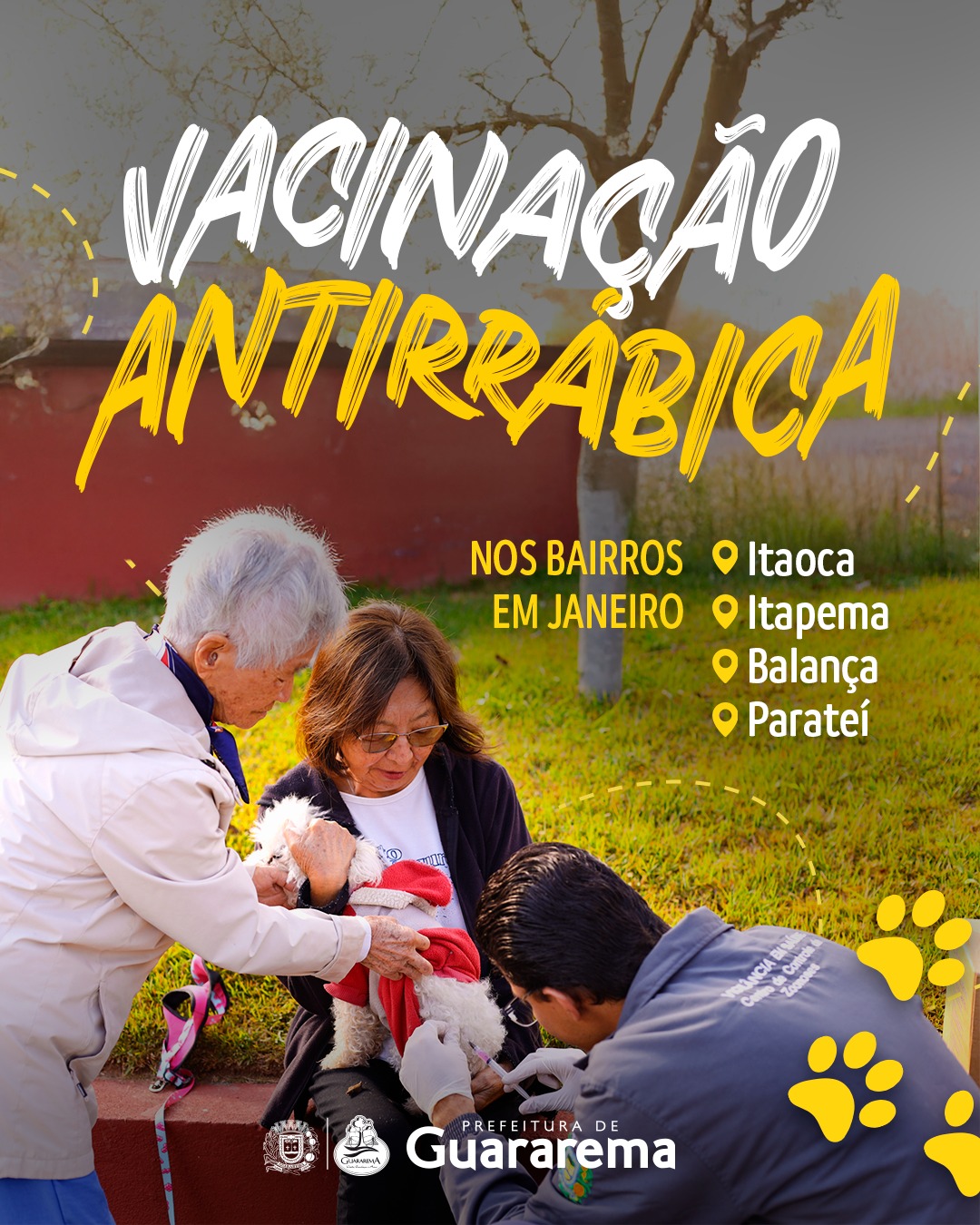 Postagem feita no Instagram da Prefeitura