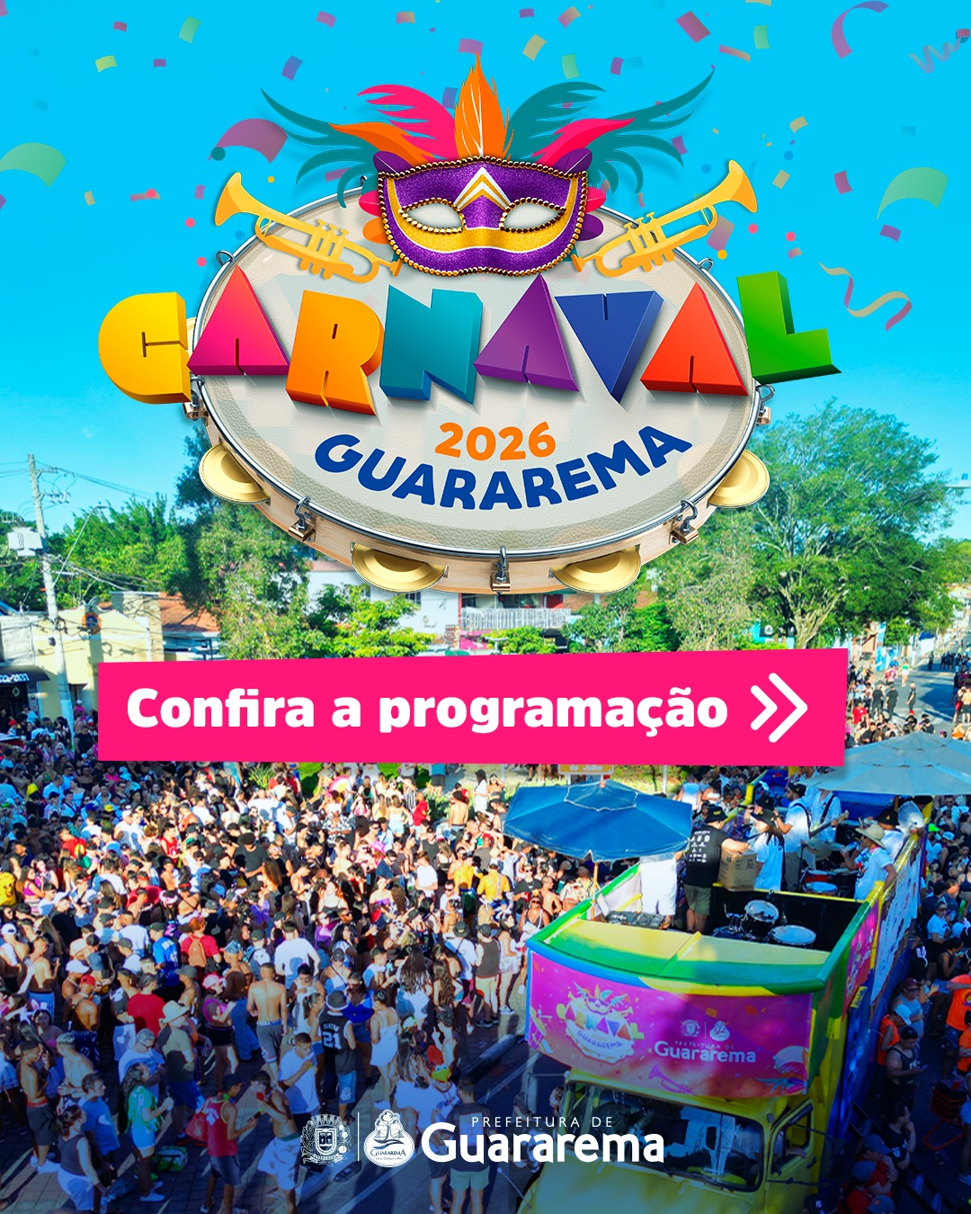 Postagem feita no Instagram da Prefeitura