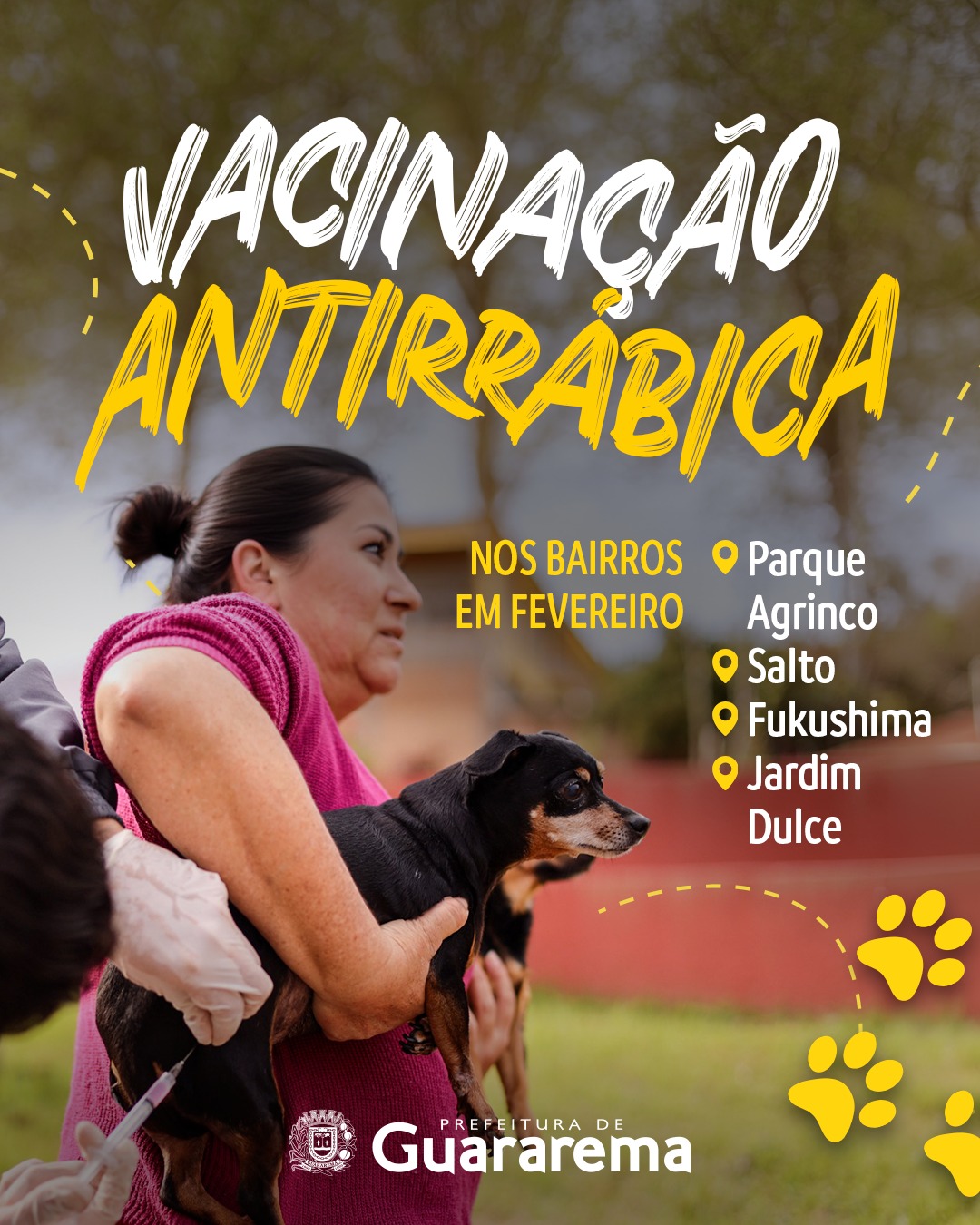 Postagem feita no Instagram da Prefeitura