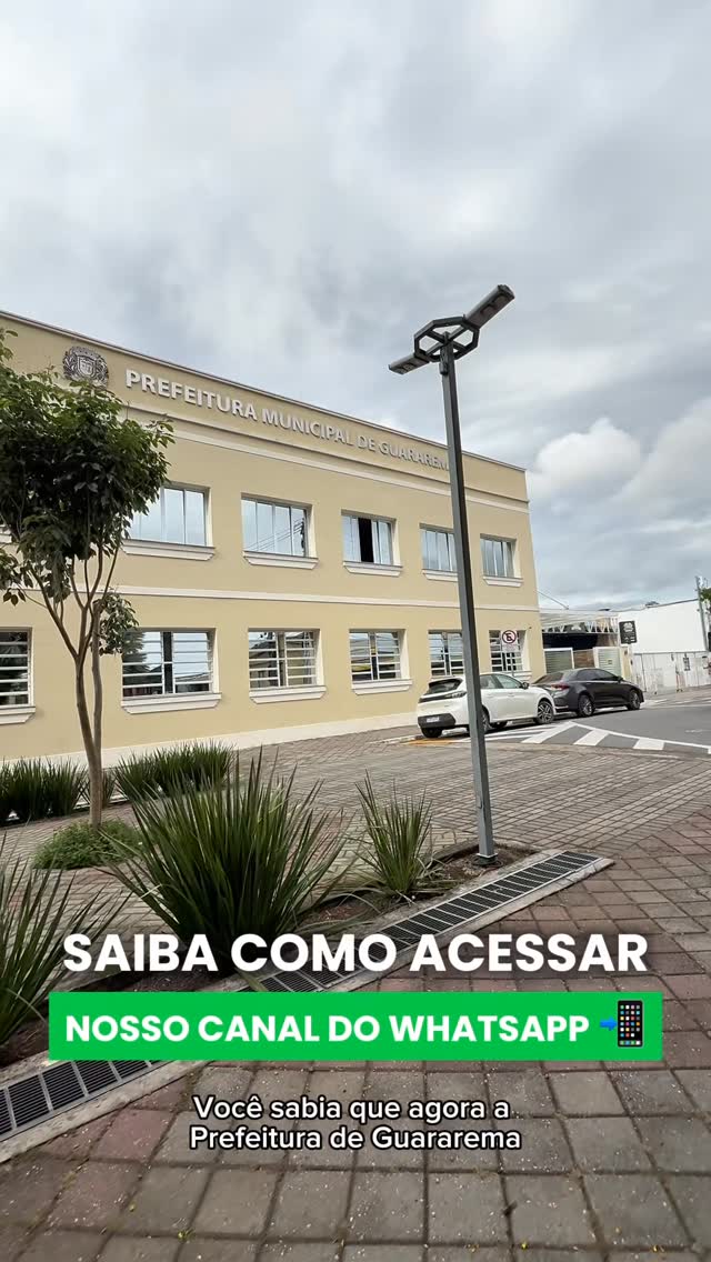 Postagem feita no Instagram da Prefeitura