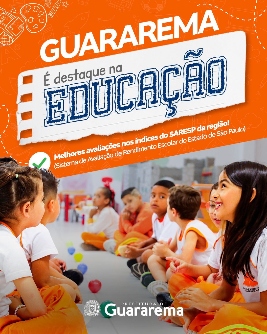 Postagem feita no Instagram da Prefeitura