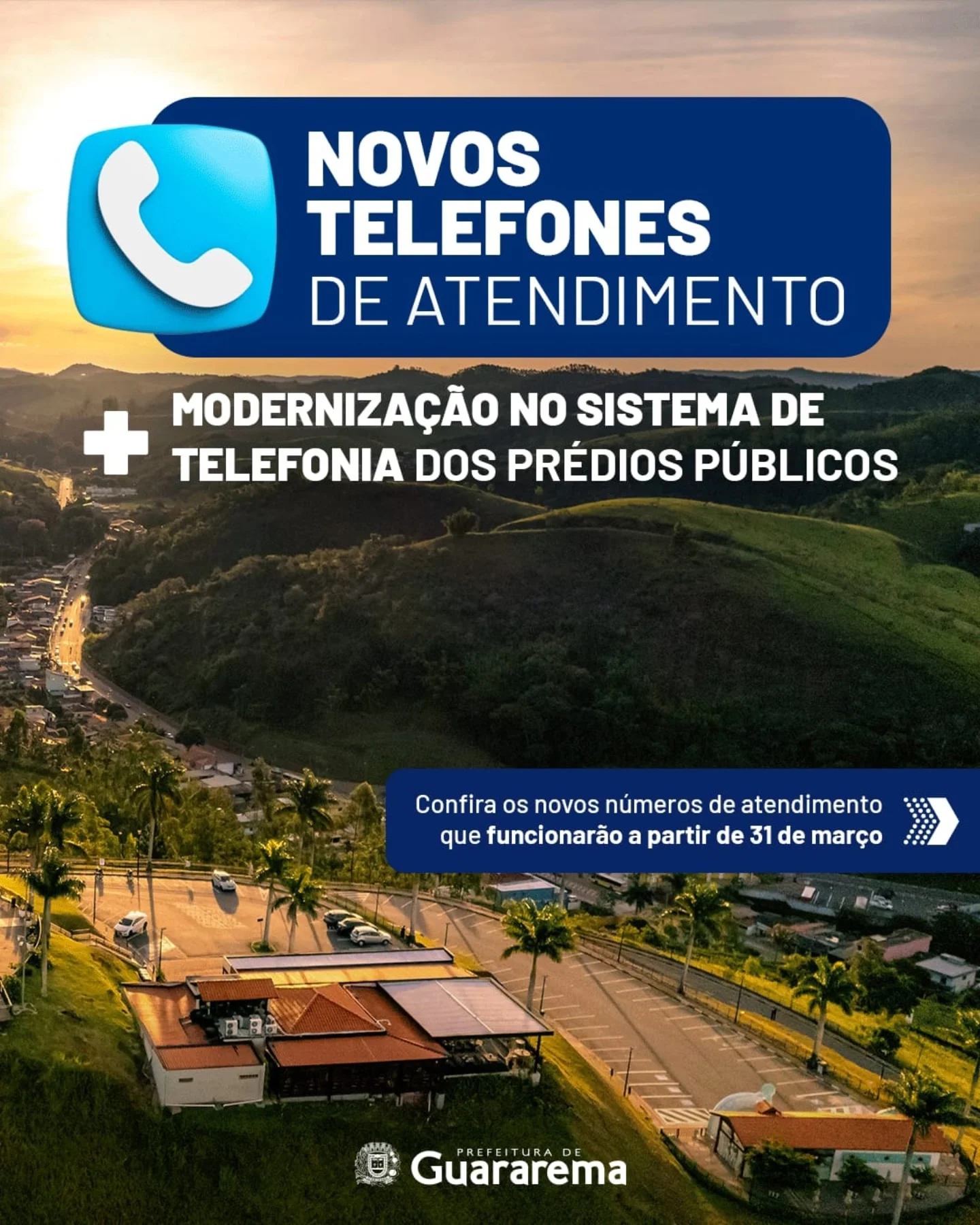 Postagem feita no Instagram da Prefeitura