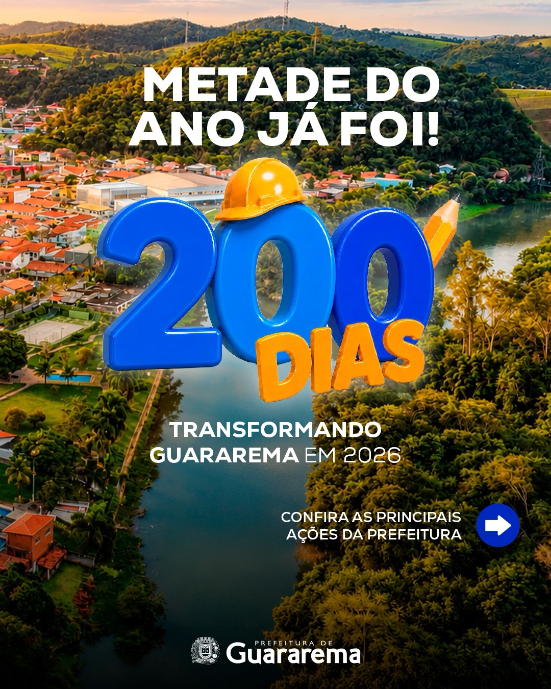 Postagem feita no Instagram da Prefeitura