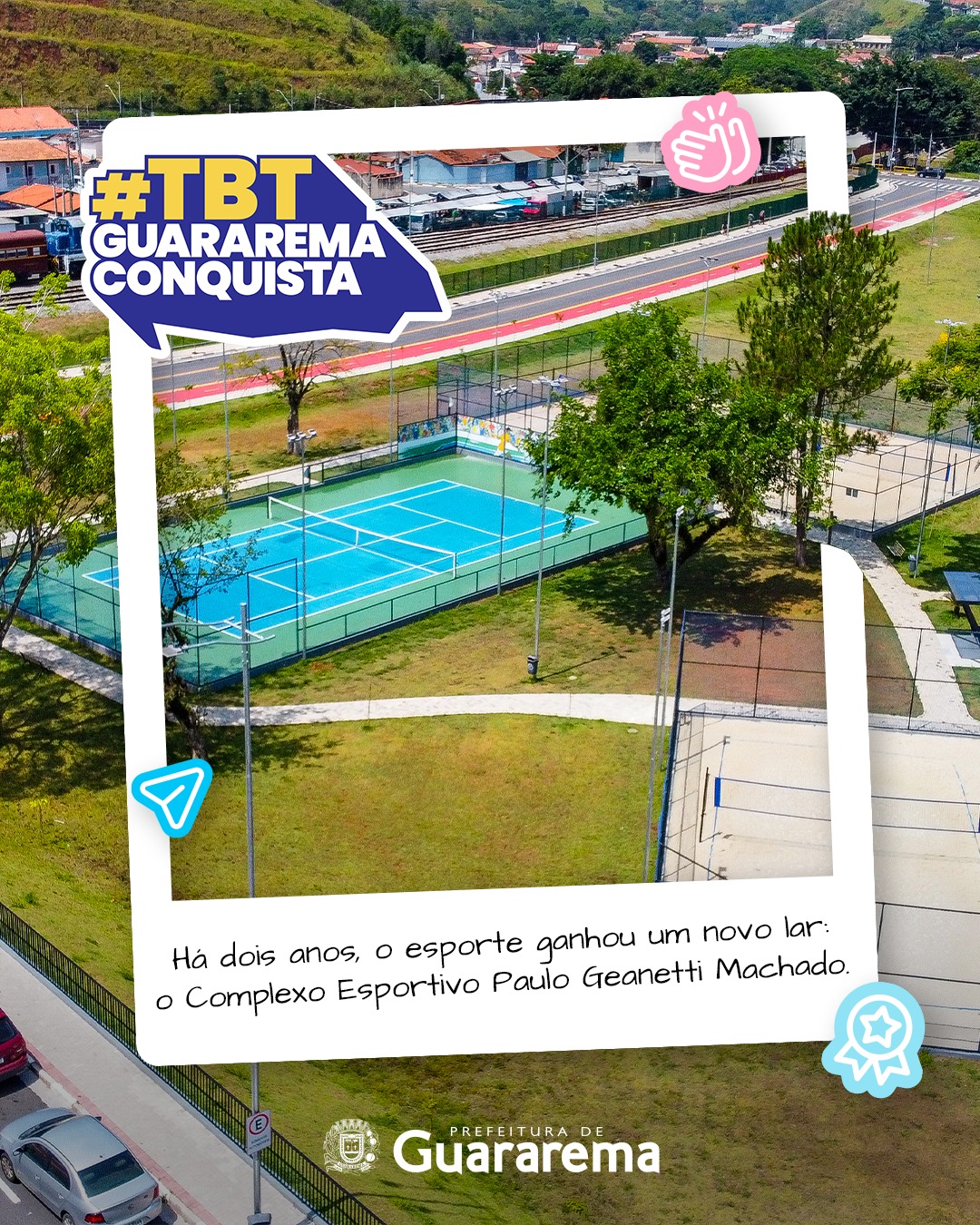Postagem feita no Instagram da Prefeitura